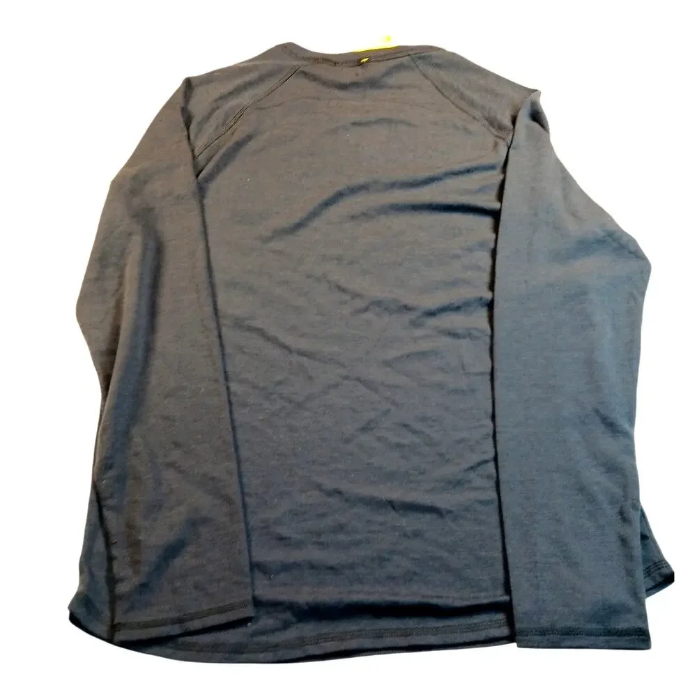 ALL IN MOTION Men's New w/Tags Blue Long Sleeve Athletic Pullover Top - Size: M - Picture 6 of 7
